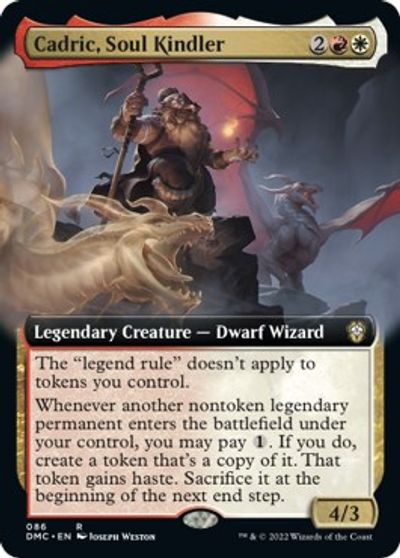 Cadric, Soul Kindler (Extended Art) card art