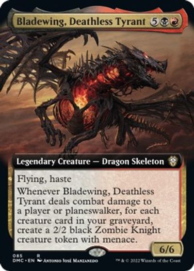 Bladewing, Deathless Tyrant (Extended Art) card art