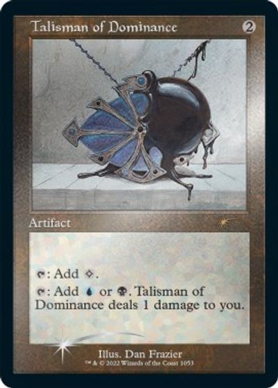 Talisman of Dominance (Retro Frame) (Foil Etched) card art
