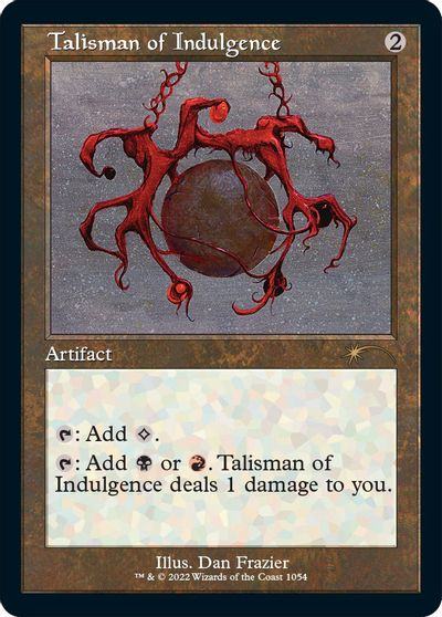 Talisman of Indulgence (Retro Frame) card art