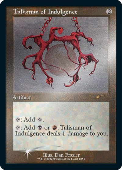 Talisman of Indulgence (Retro Frame) (Foil Etched) card art