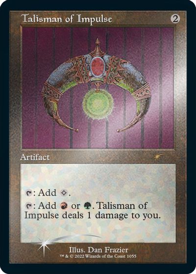 Talisman of Impulse (Retro Frame) (Foil Etched) card art