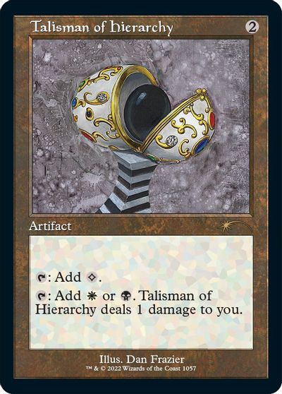 Talisman of Hierarchy (Retro Frame) card art
