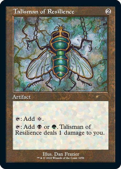 Talisman of Resilience (Retro Frame) card art