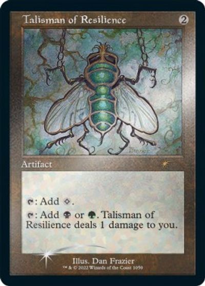 Talisman of Resilience (Retro Frame) (Foil Etched) card art