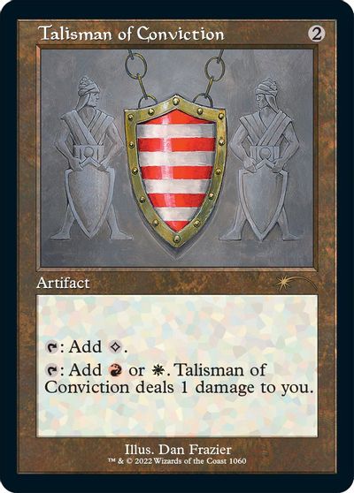 Talisman of Conviction (Retro Frame) card art