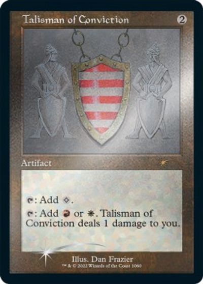 Talisman of Conviction (Retro Frame) (Foil Etched) card art