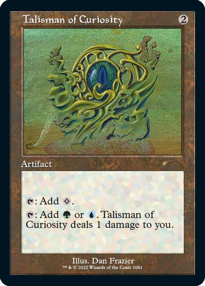 Talisman of Curiosity (Retro Frame) card art
