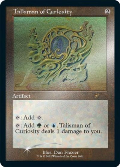 Talisman of Curiosity (Retro Frame) (Foil Etched) card art