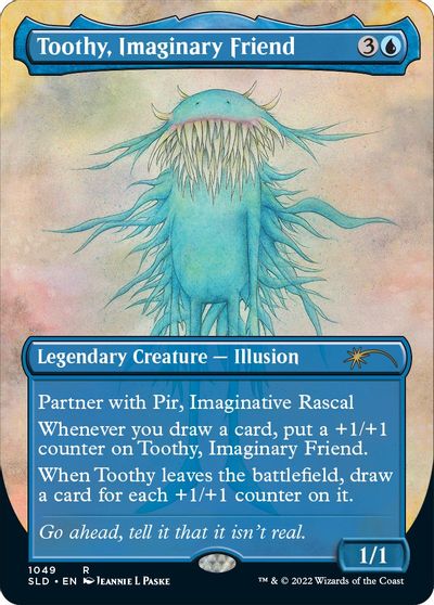 Toothy, Imaginary Friend (Borderless) card art