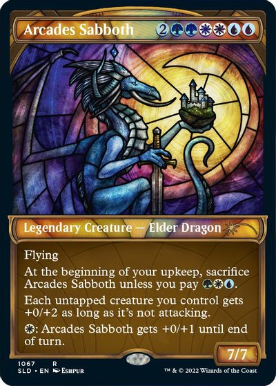 Arcades Sabboth (Stained Glass) (Textured Foil) card art