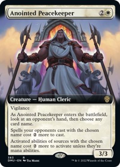 Anointed Peacekeeper (Extended Art) card art