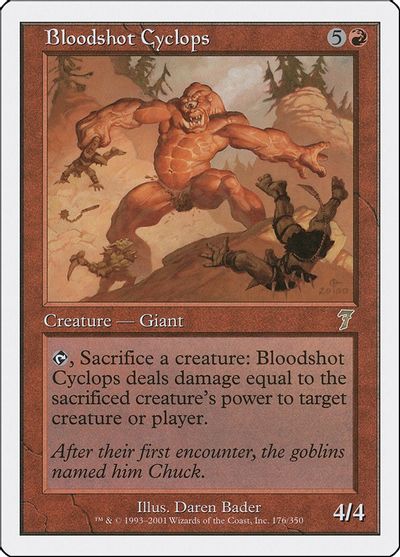 Bloodshot Cyclops card art