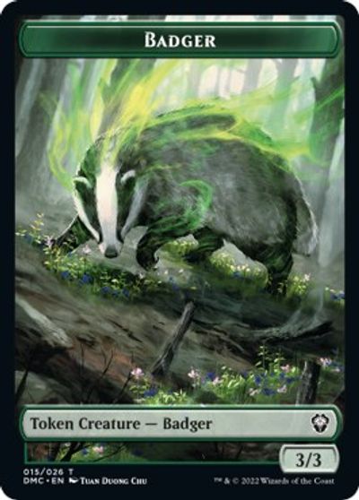 Badger Token card art