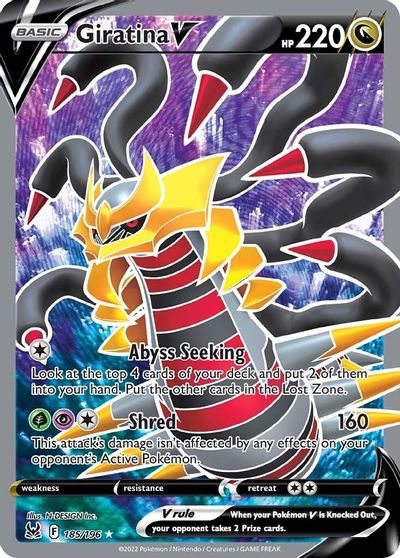 Giratina V (Full Art) card art