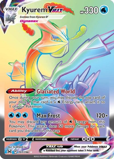 Kyurem VMAX (Secret) card art