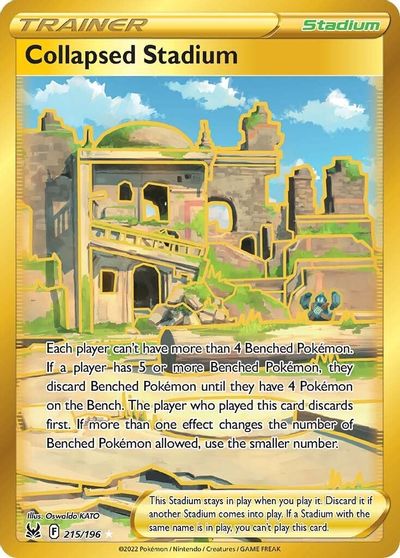Collapsed Stadium (Secret) card art