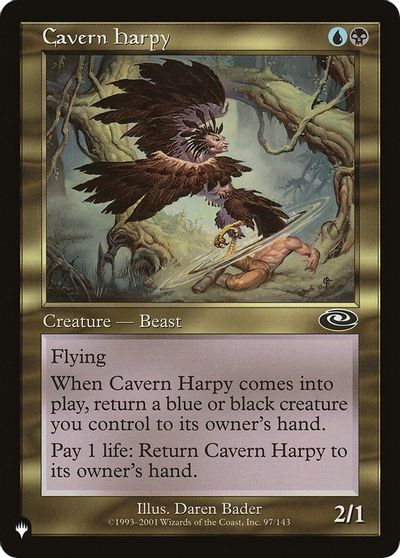 Cavern Harpy card art