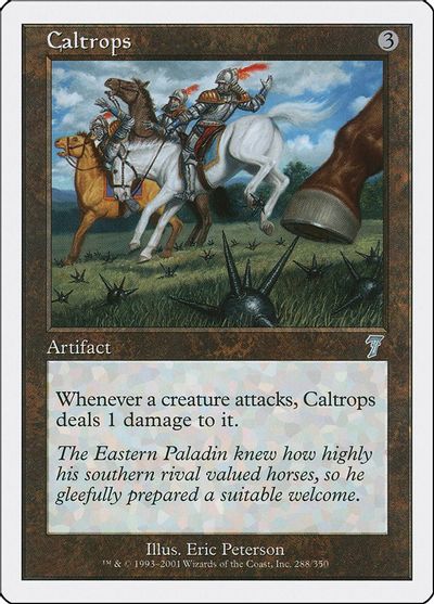 Caltrops card art
