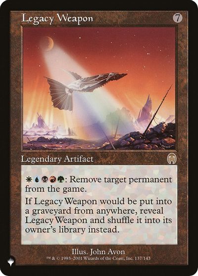 Legacy Weapon card art