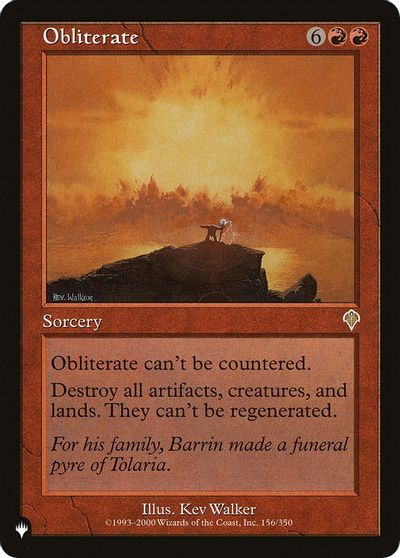 Obliterate card art