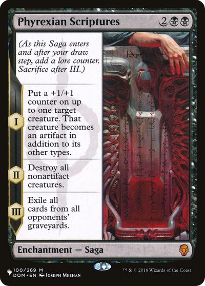 Phyrexian Scriptures card art