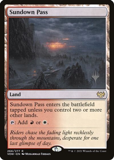 Sundown Pass card art