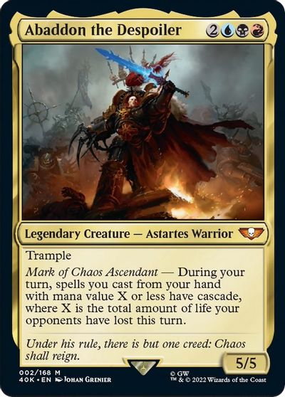 Abaddon the Despoiler (Surge Foil) card art