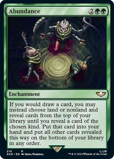 Abundance card art