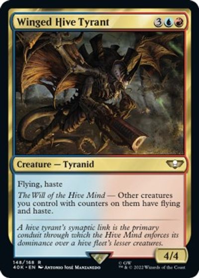 Winged Hive Tyrant (Surge Foil) card art