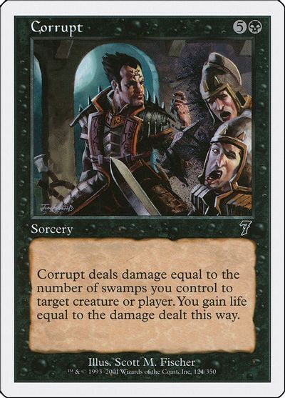 Corrupt card art