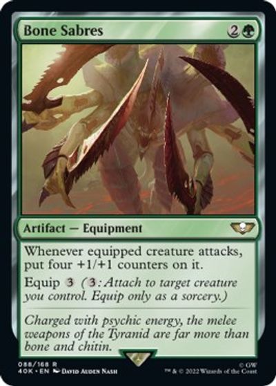 Bone Sabres (Surge Foil) card art