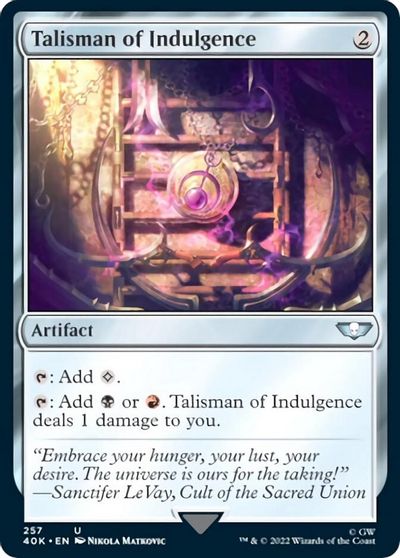 Talisman of Indulgence card art