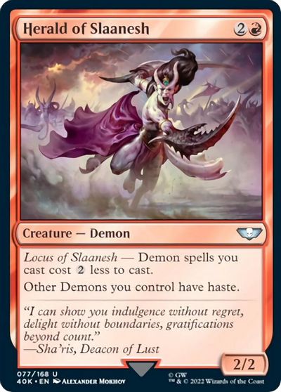 Herald of Slaanesh (Surge Foil) card art