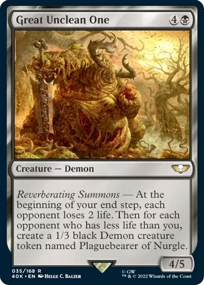 Great Unclean One (Surge Foil) card art