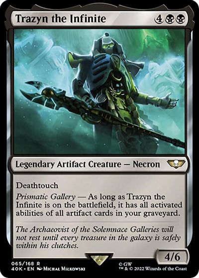 Trazyn the Infinite (Surge Foil) card art