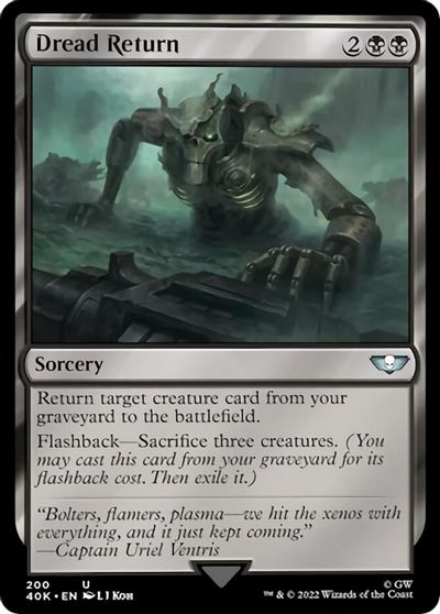 Dread Return (Surge Foil) card art