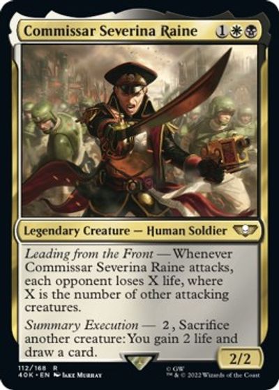 Commissar Severina Raine card art
