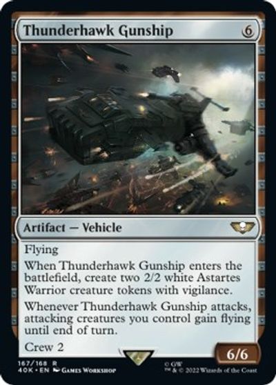 Thunderhawk Gunship card art