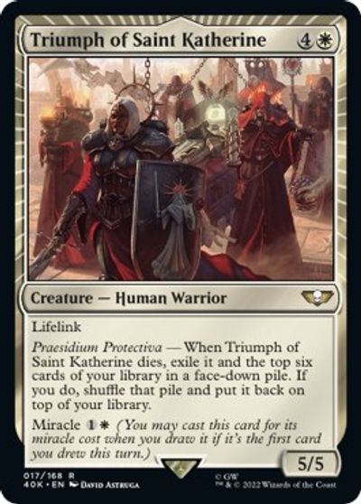 Triumph of Saint Katherine (Surge Foil) card art