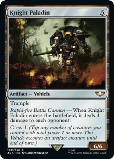 Knight Paladin (Surge Foil) card art
