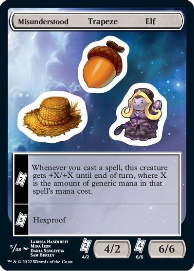 Misunderstood Trapeze Elf card art