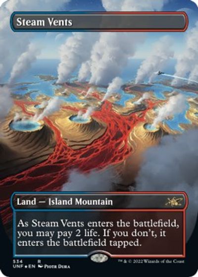 Steam Vents (Borderless) (Galaxy Foil) card art