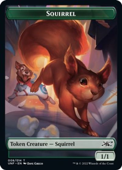 Squirrel Token card art