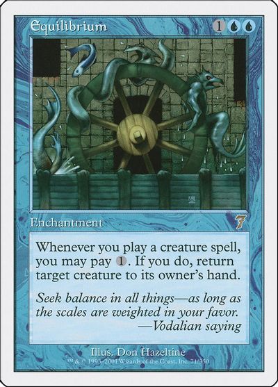 Equilibrium card art