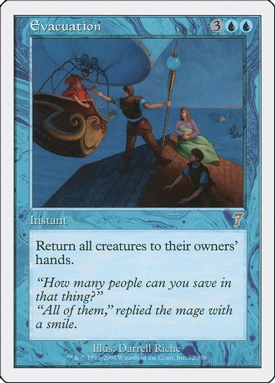 Evacuation card art