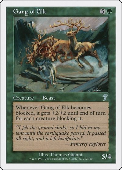 Gang of Elk card art
