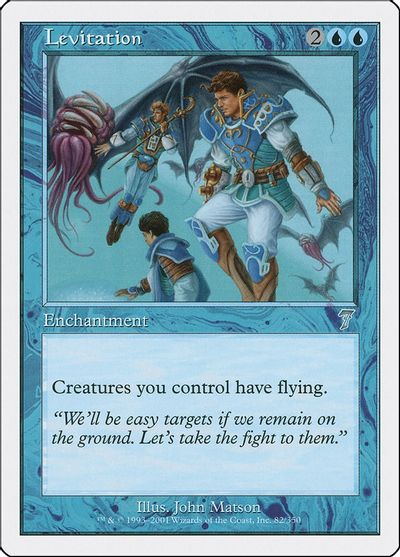 Levitation card art