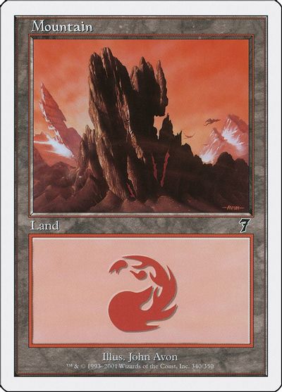 Mountain (340) card art