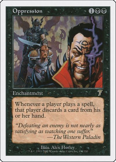 Oppression card art